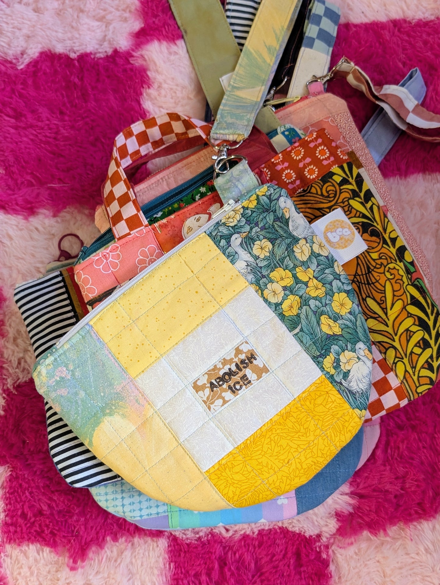 DUCKS! - Quilted Wristlet