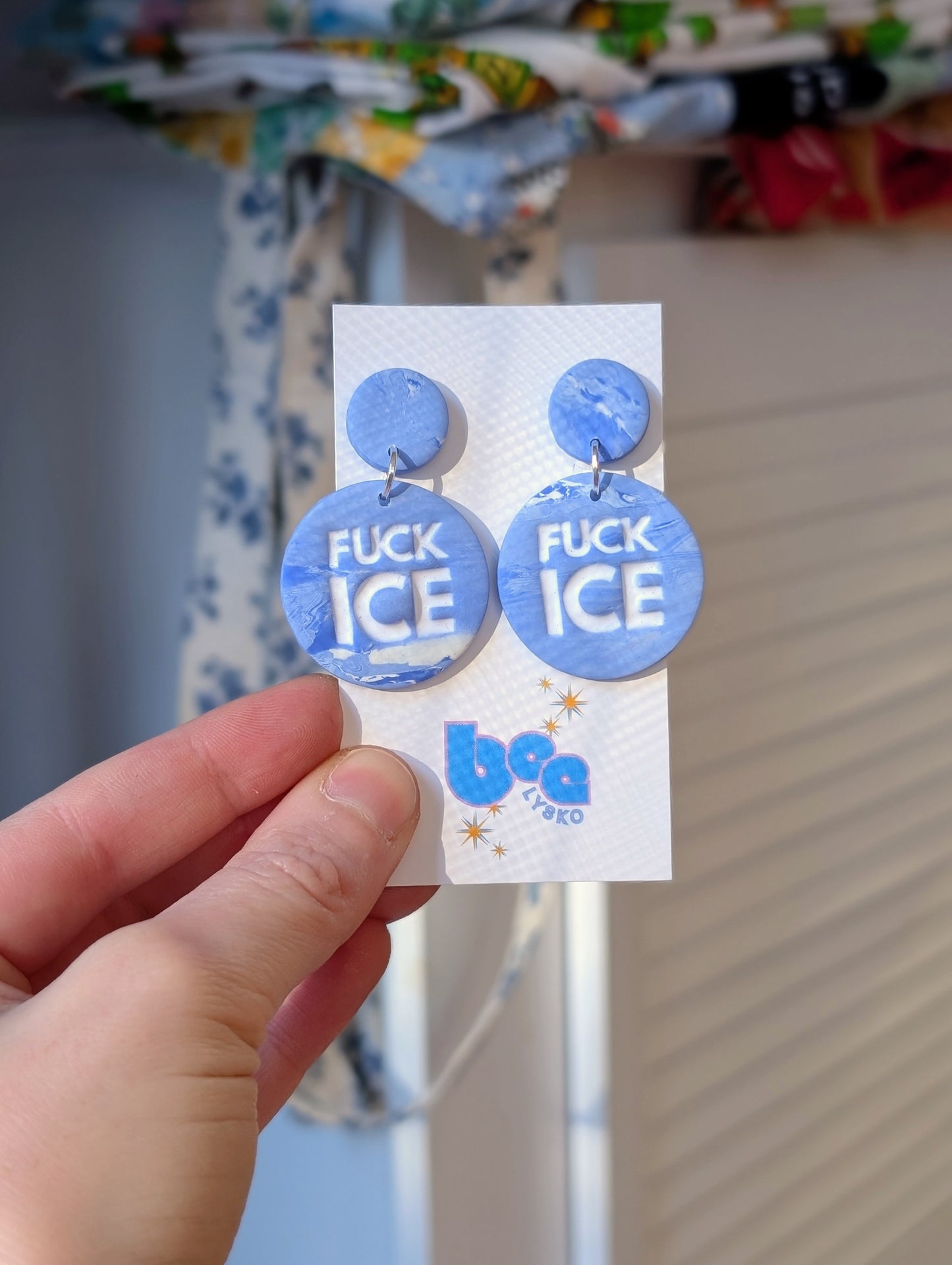 🔥🧊 Dangles - Blue Lace