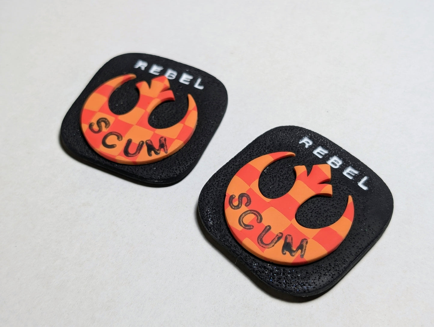 REBEL SCUM 🧲 - Orange Checks