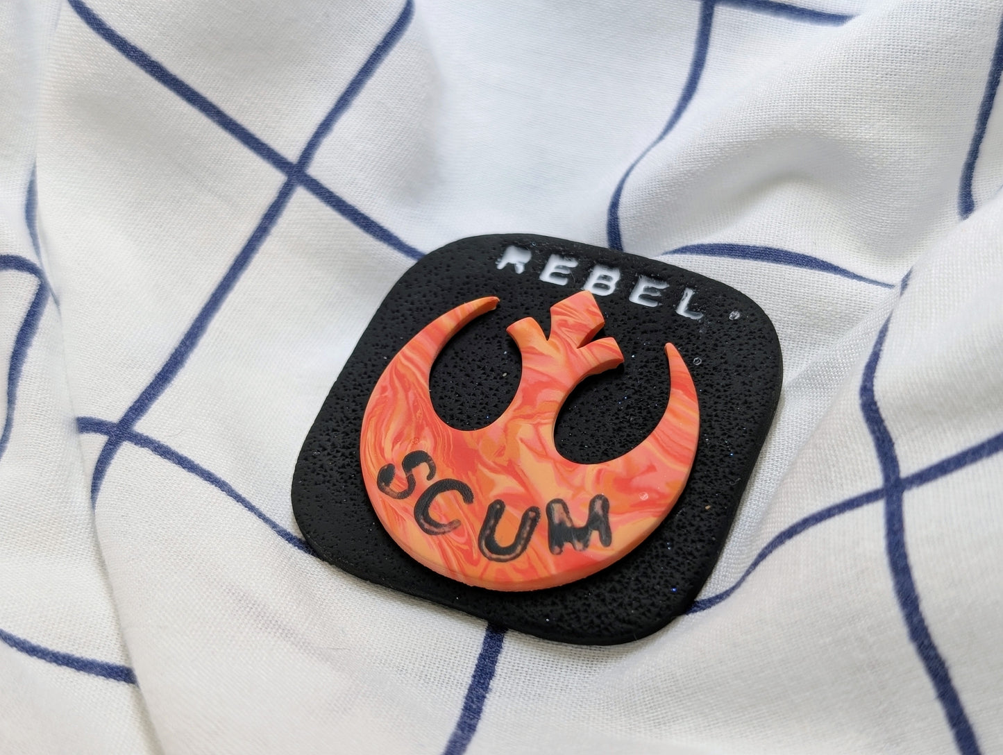 REBEL SCUM 🧲 - Orange Swirls