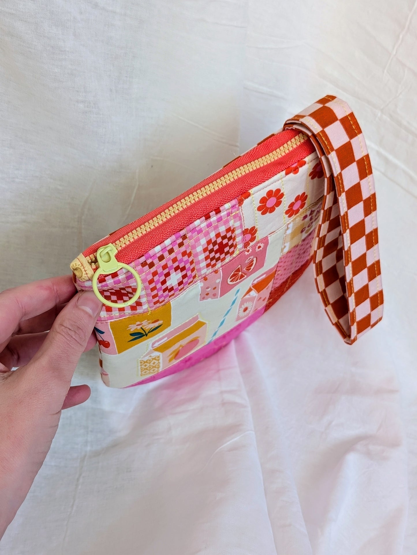 ABORT THE COURT - Quilted Wristlet