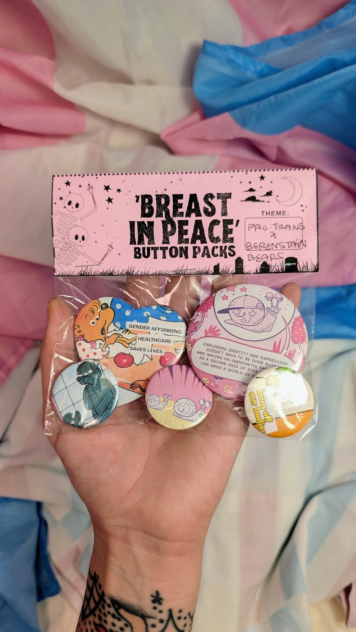 Pro-Trans Bear Fam 📚
