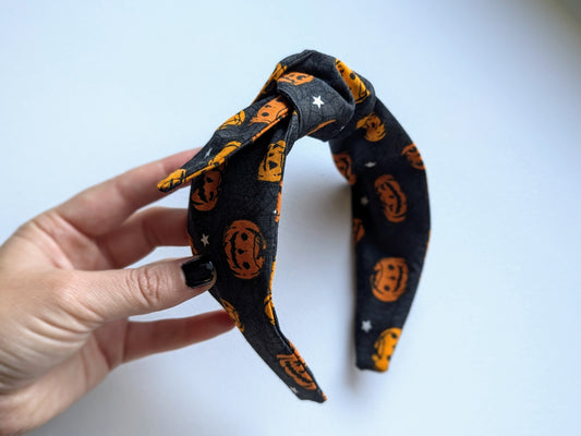 Jack-o'-lantern - Knot Headband