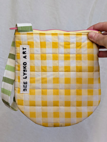 ABORTION SAVES LIVES - Quilted Wristlet