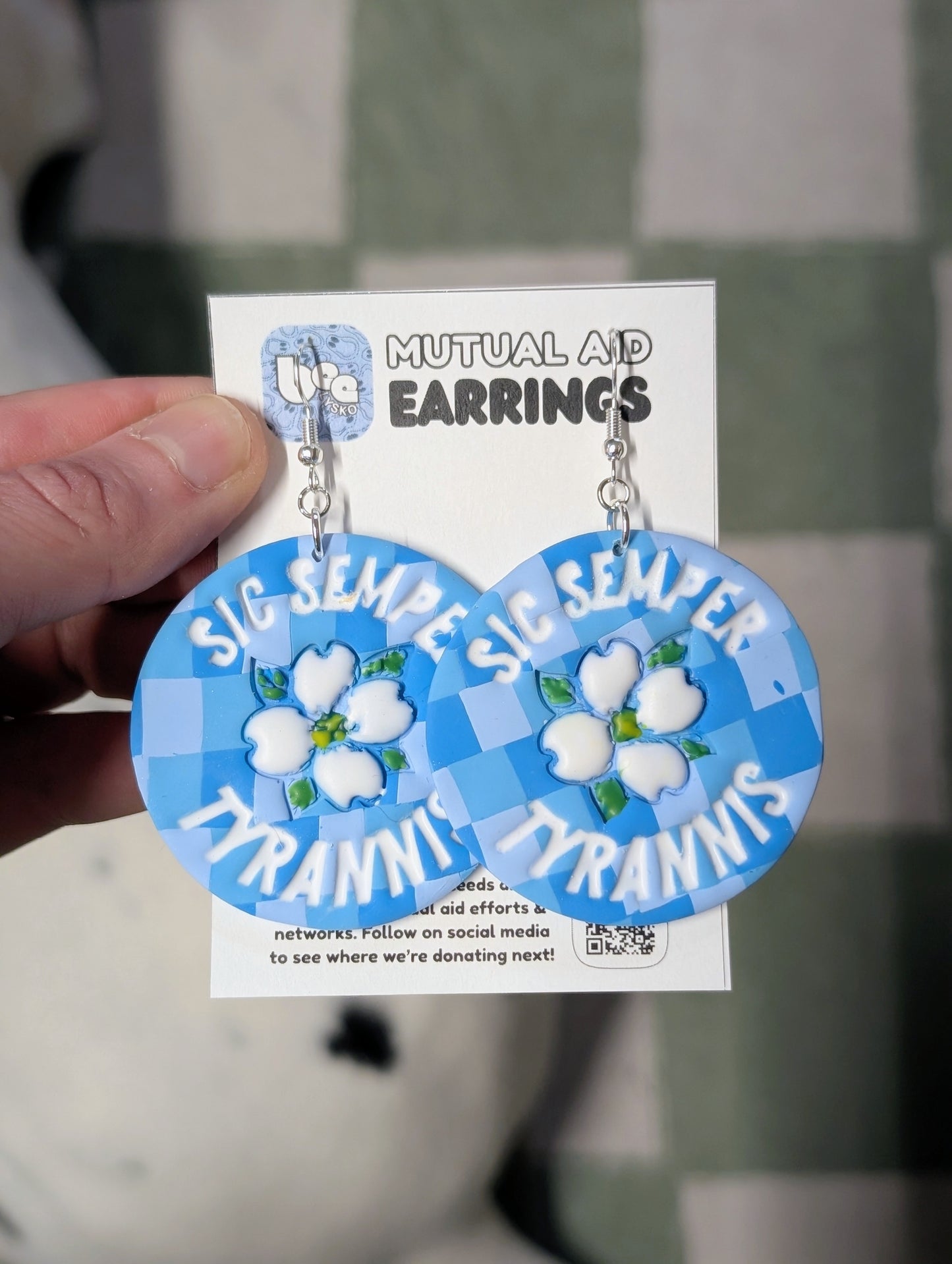 Sic Semper Tyrannis Hooks - Blue