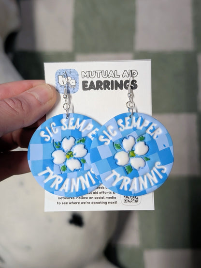 Sic Semper Tyrannis Hooks - Blue