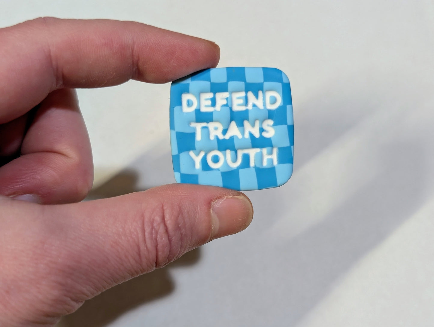 DEFEND TRANS YOUTH 🧲 - Blue Checks