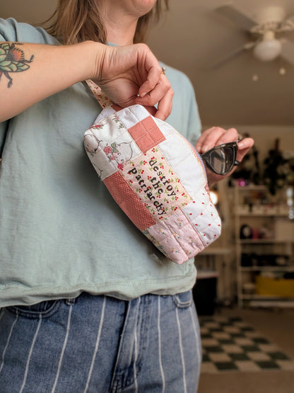 DESTROY THE PATRIARCHY - Quilted Slouch Bag
