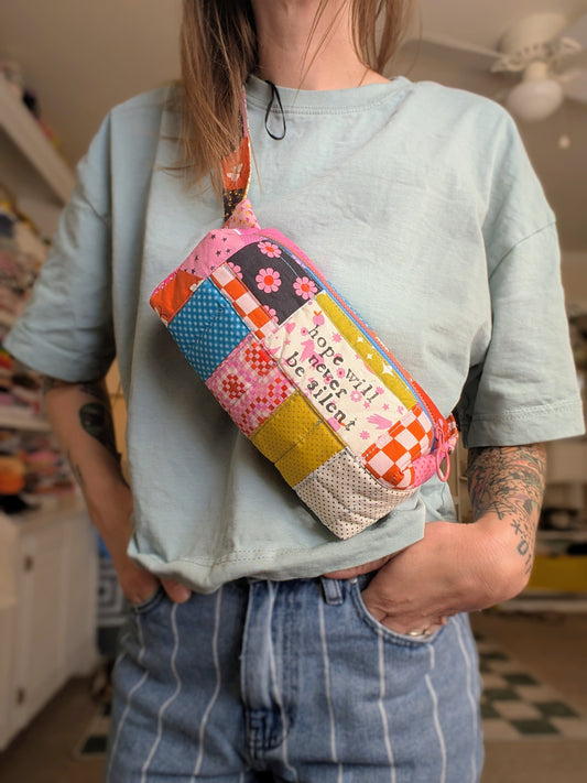 HARVEY MILK - Quilted Slouch Bag