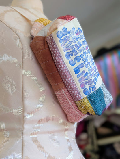 GAC SAVES LIVES - Quilted Slouch Bag