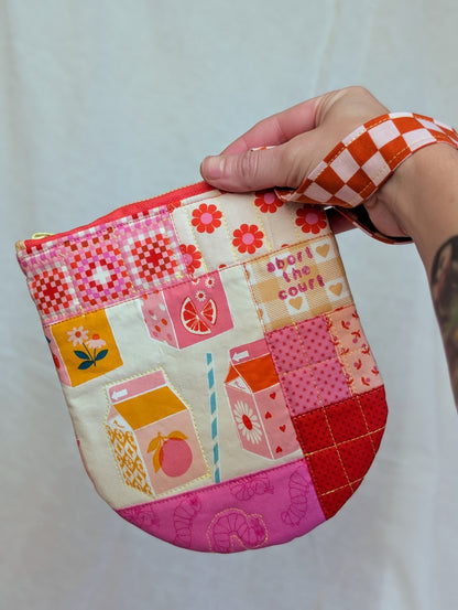 ABORT THE COURT - Quilted Wristlet