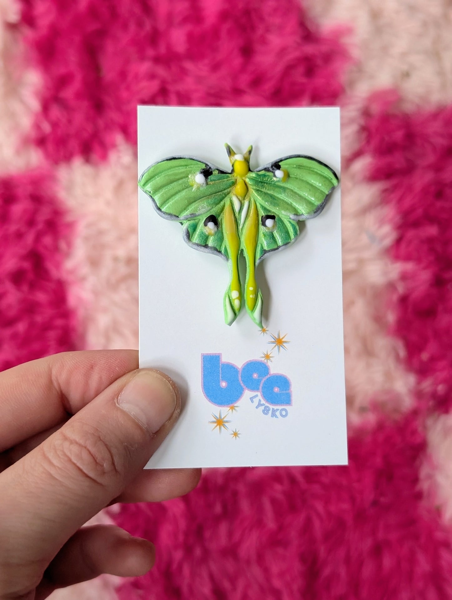 Luna Moth Pin