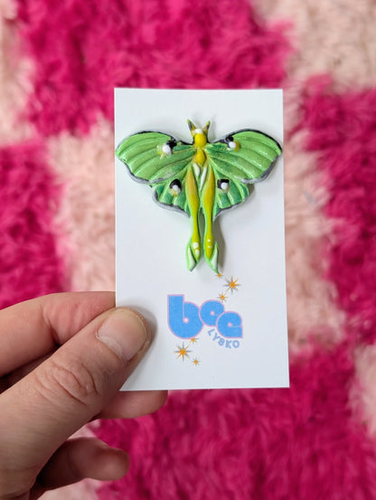 Luna Moth Pin