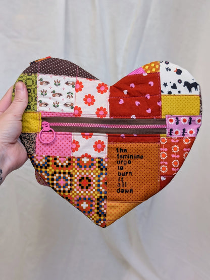 THE FEMININE URGE - Quilted Wristlet