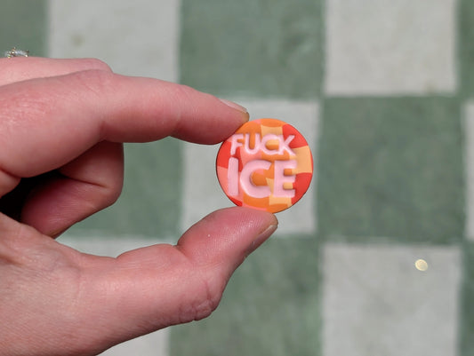 FUCK ICE 🧲 - Orange Disco