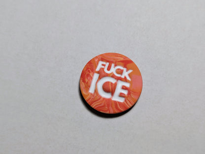 FUCK ICE 🧲 - Orange Swirls