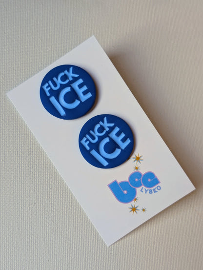 🔥🧊 Studs - Blue + Blue