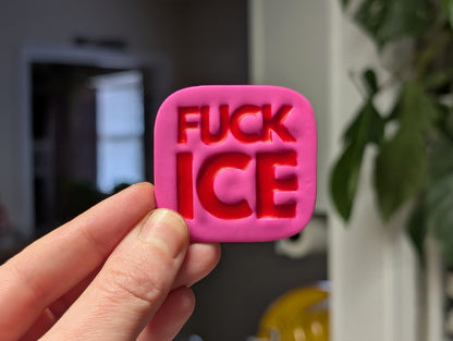 FUCK ICE 🧲 - Pink & Red