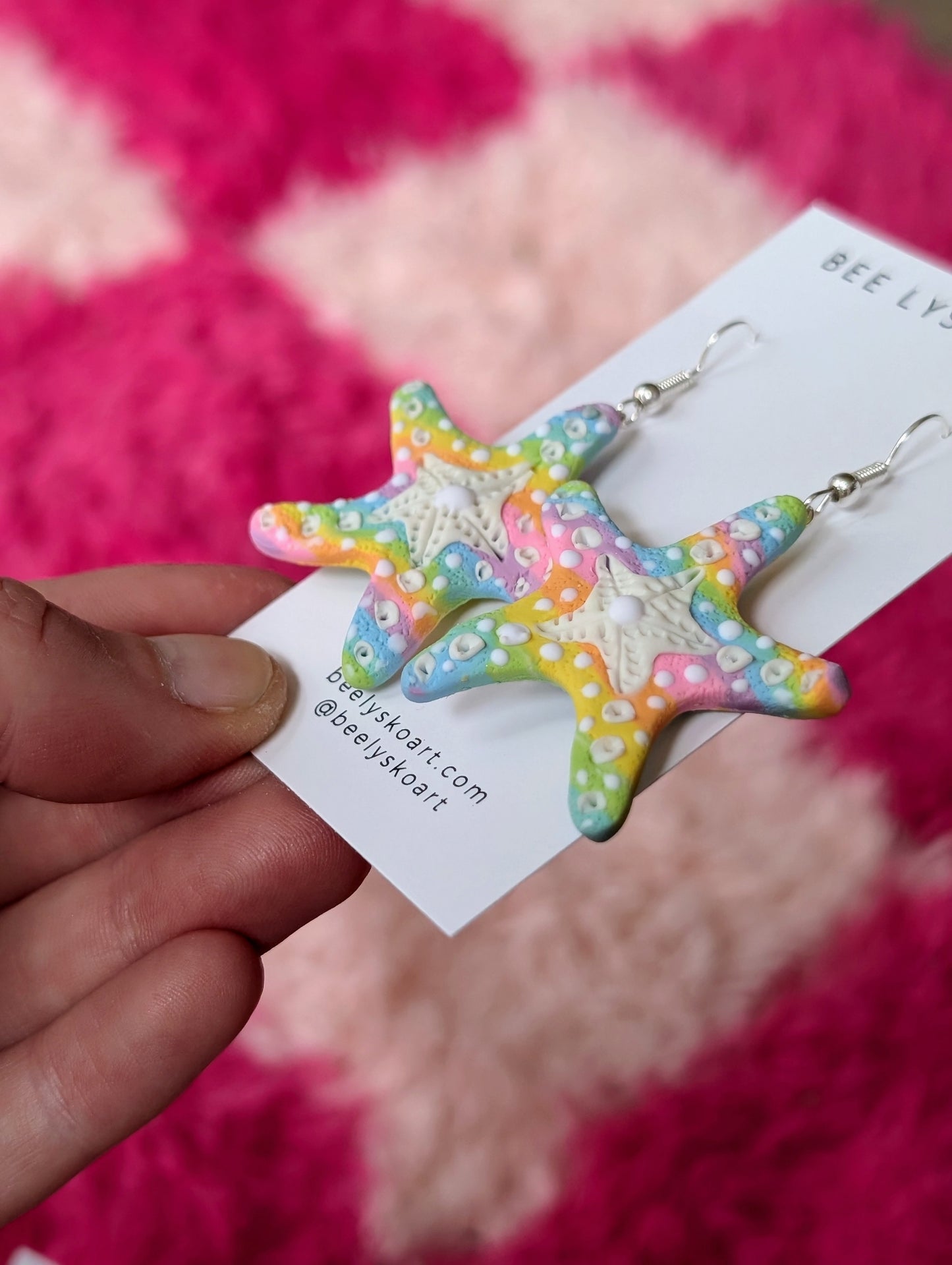 Starfish Dangles - Rainbow