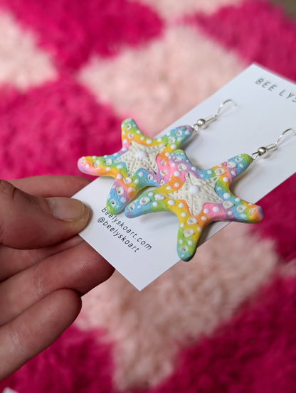Starfish Dangles - Rainbow