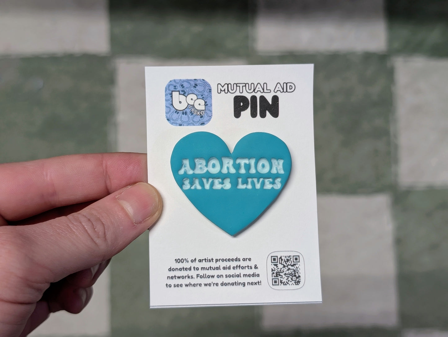 ABORTION SAVES LIVES - Teal