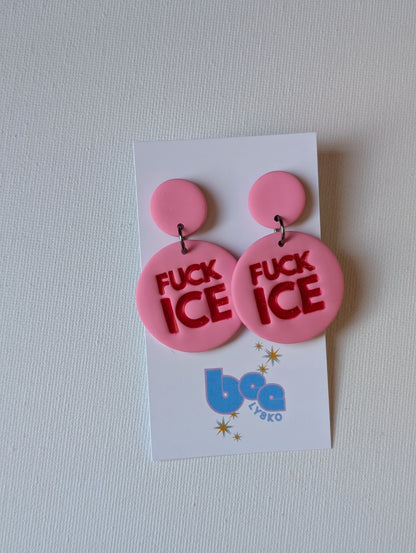 🔥🧊 Dangles - Red + Pink