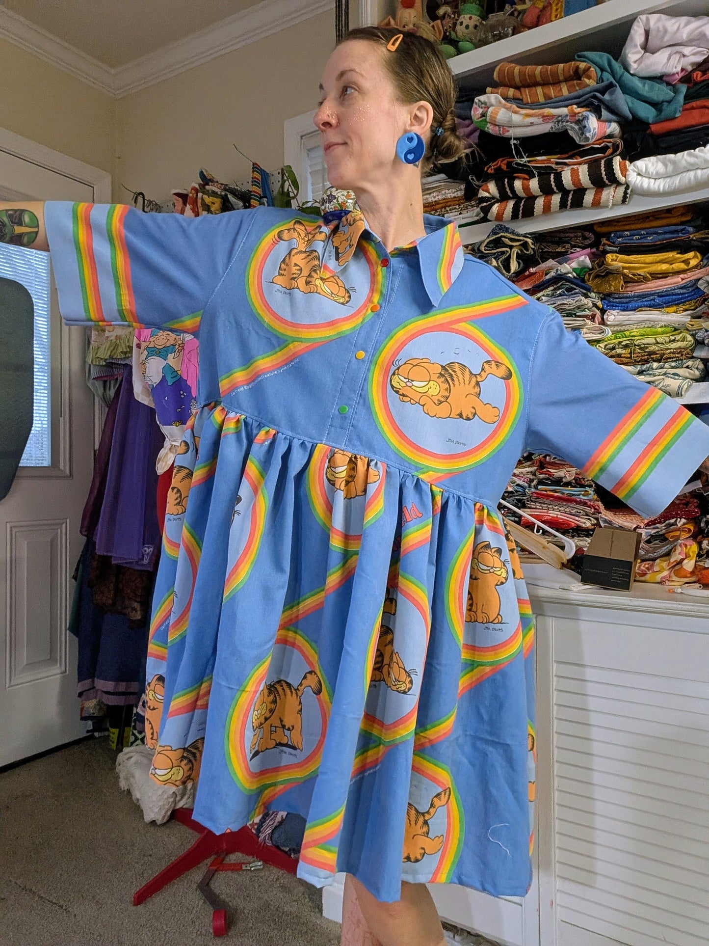 Orange Cat (1978) Dress