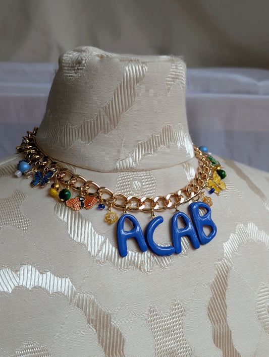 Chunk Charm Necklace - A Cab for Cutie