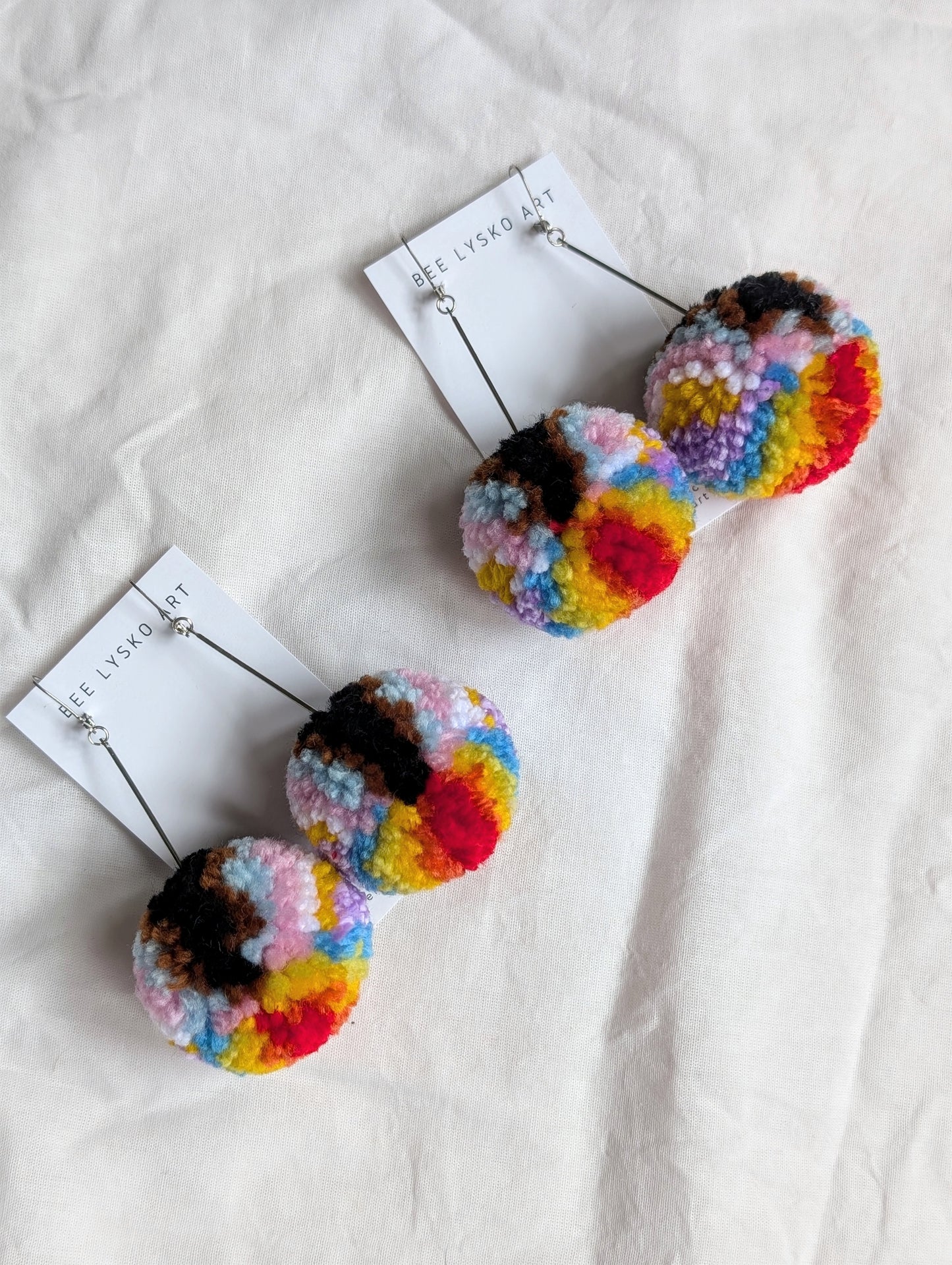 Progress Pride Flag Poms