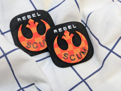 REBEL SCUM 🧲 - Orange Checks