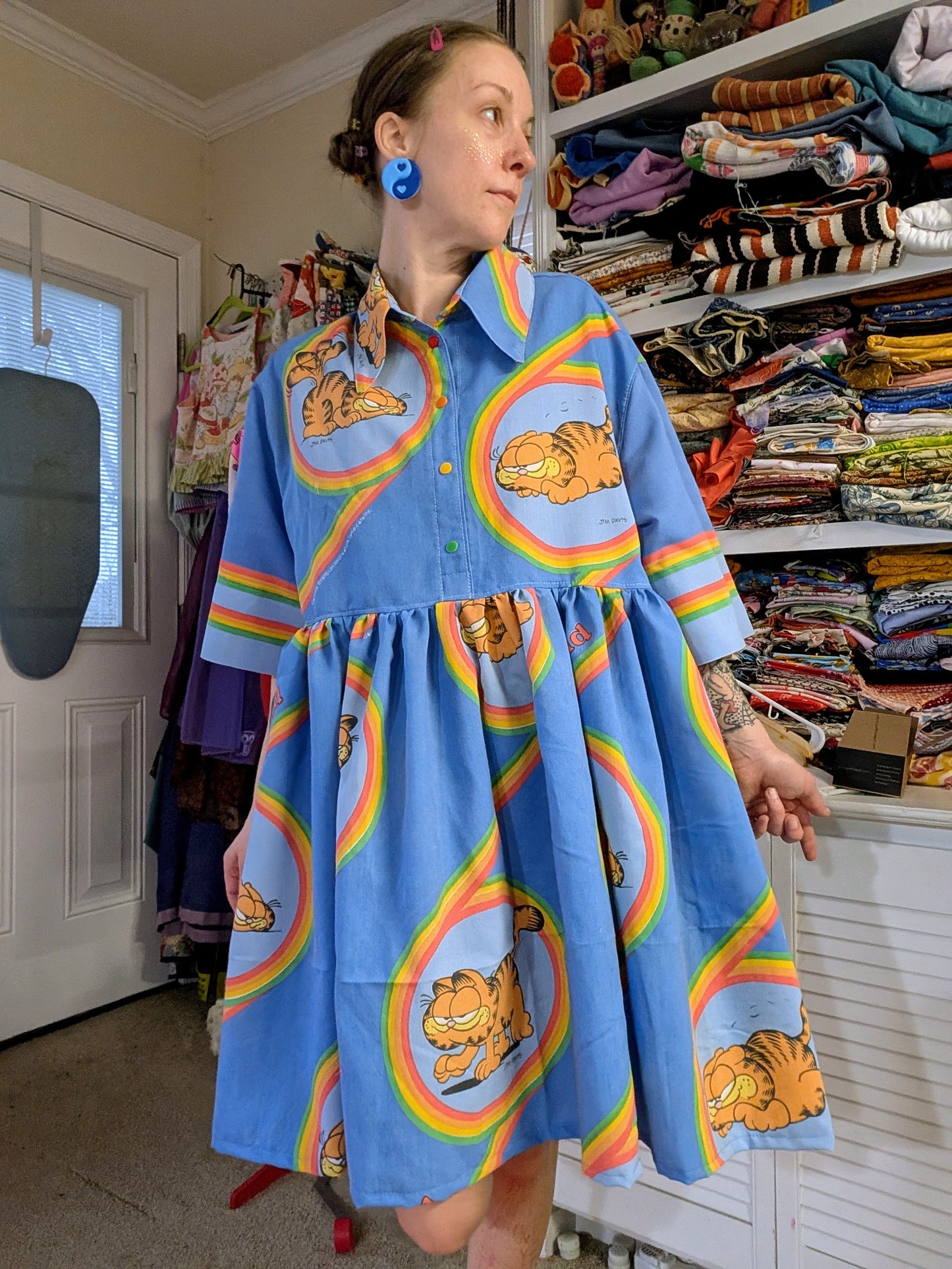 Orange Cat (1978) Dress