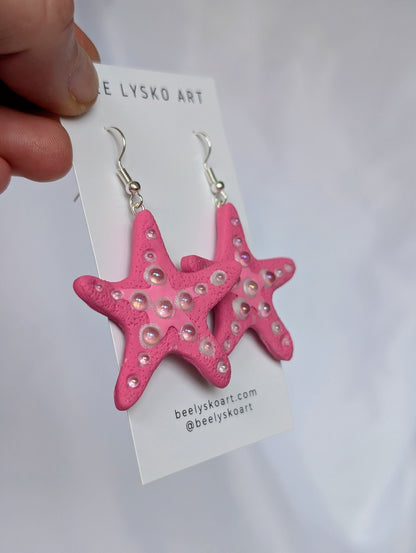 Starfish Dangles - Pink
