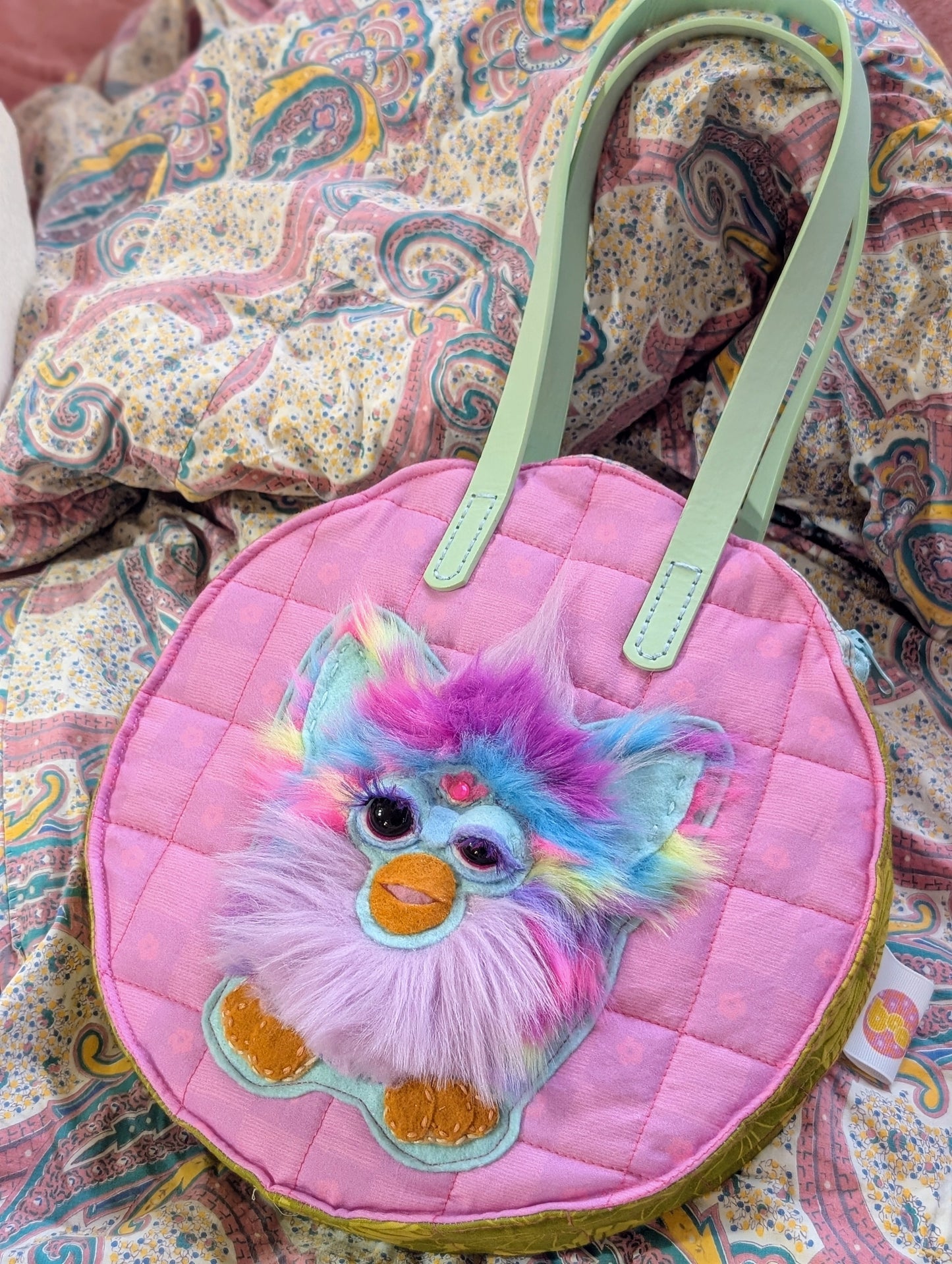 *RESERVED FOR LAUR* Tie Dye Furby Purse