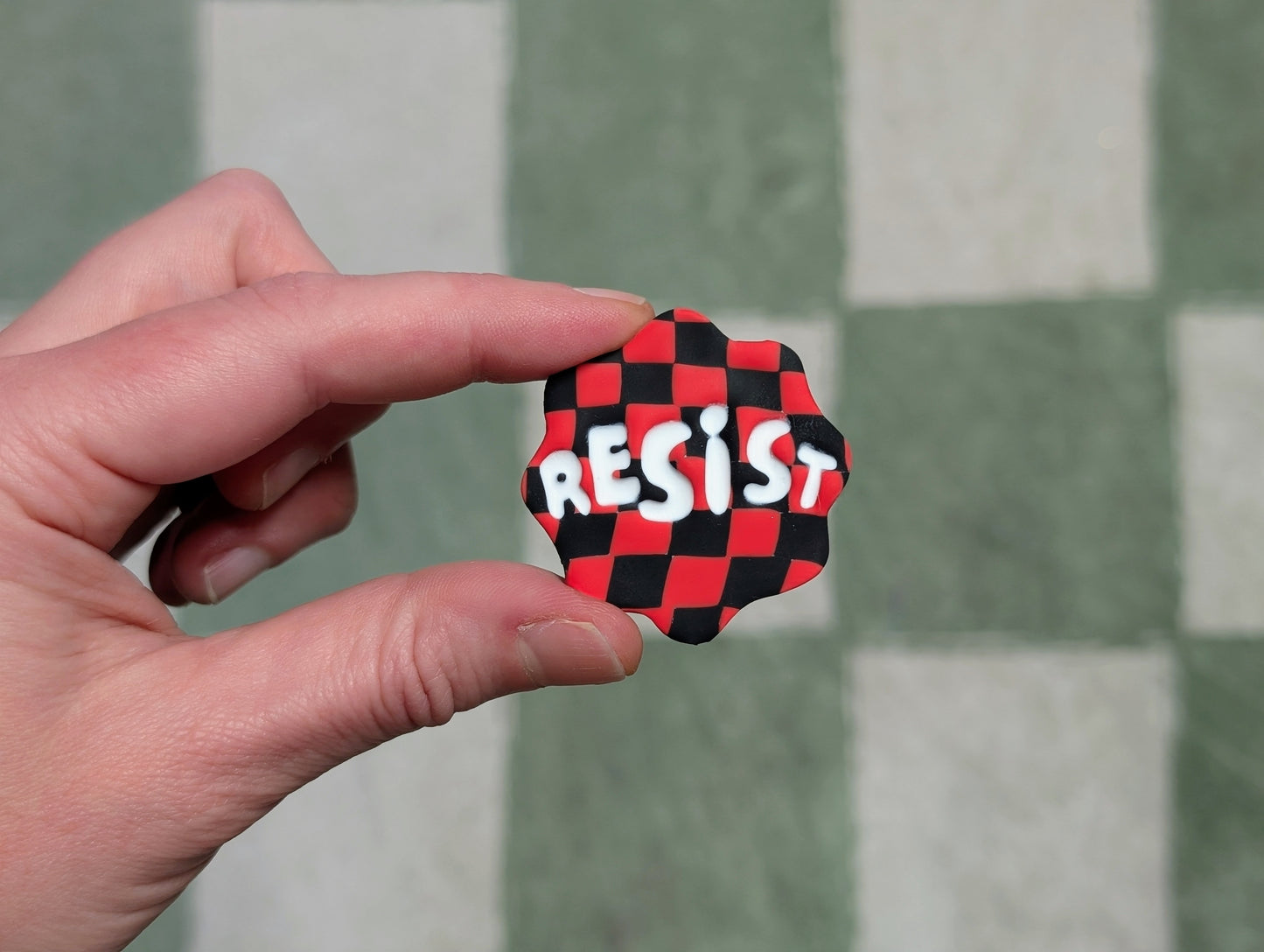RESIST 🧲 - Red Checks