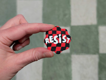 RESIST 🧲 - Red Checks