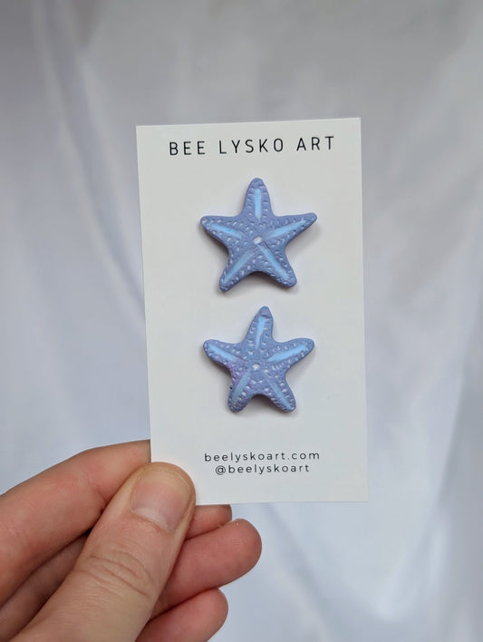 Starfish Studs - Periwinkle