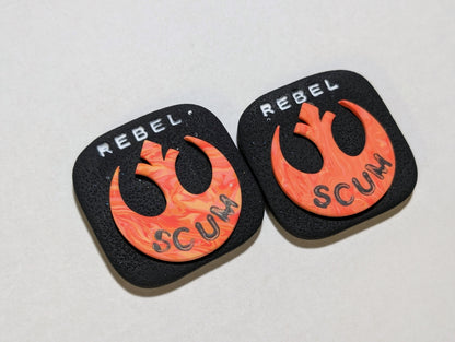 REBEL SCUM 🧲 - Orange Swirls