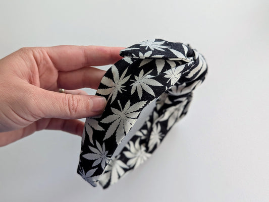 Pot Leaves - Knot Headband