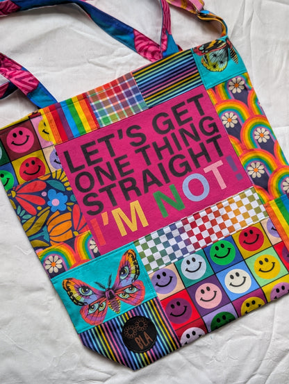 I'M NOT STRAIGHT - Farmers Market Tote