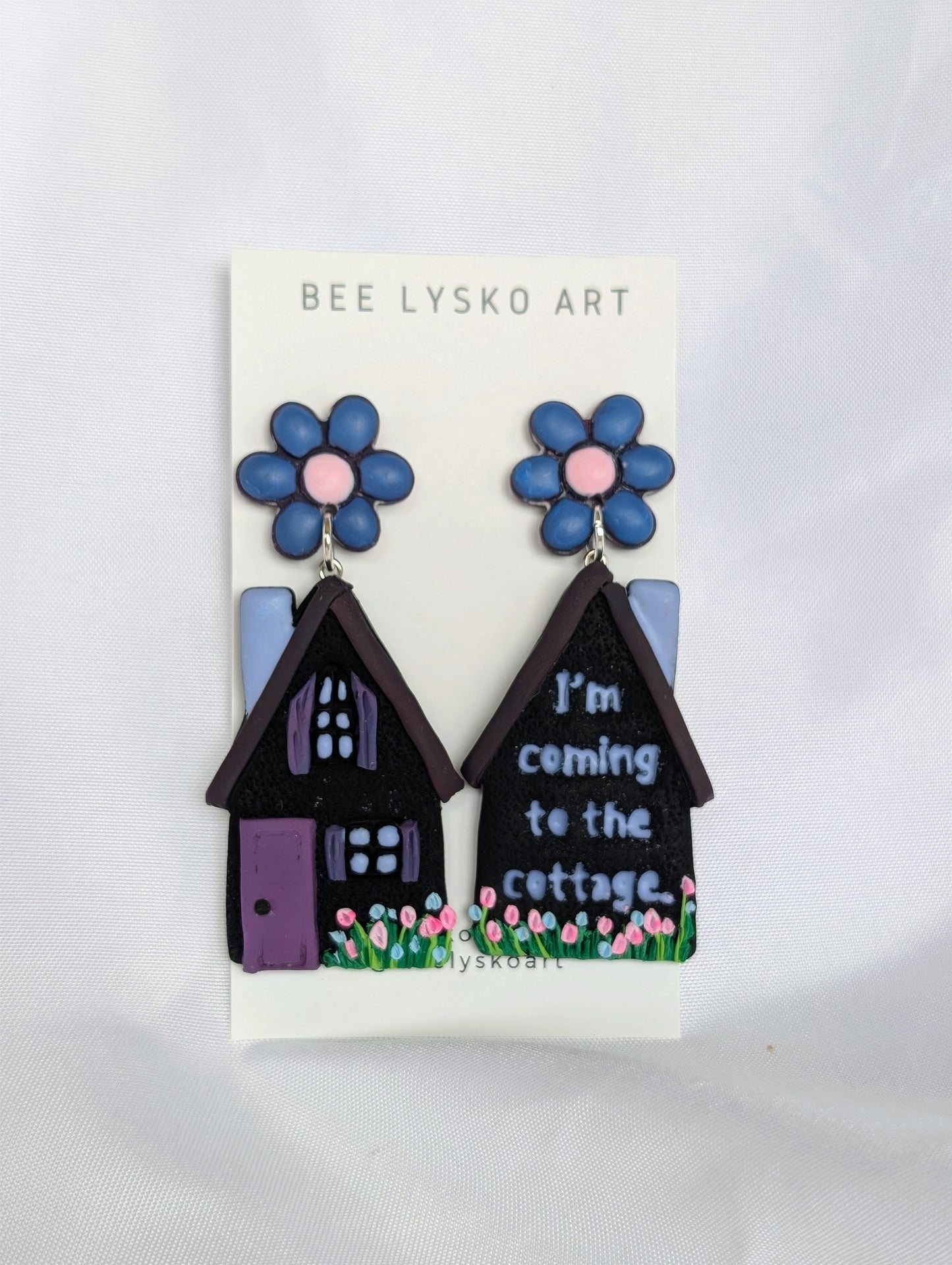 The Cottage - Black + Periwinkle