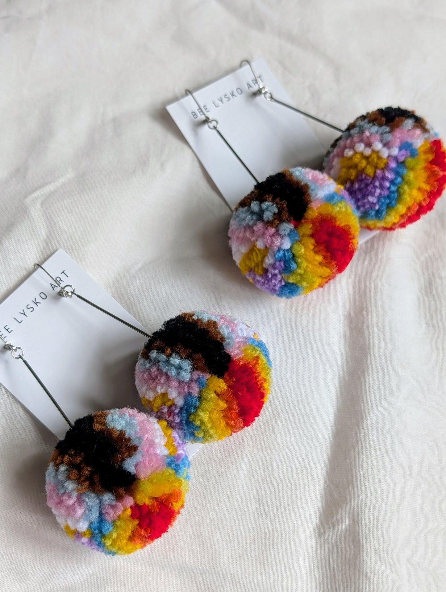 Progress Pride Flag Poms