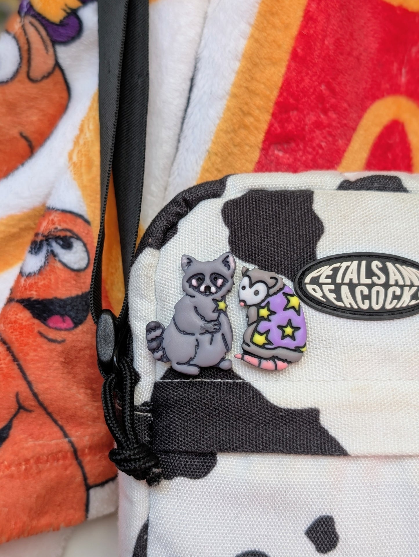 We're Just Girls Pin Set - Yellow & Purple