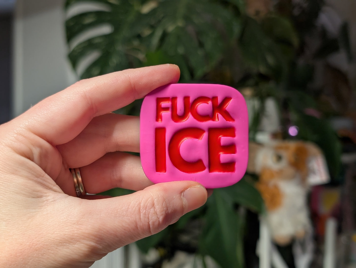 FUCK ICE 🧲 - Pink & Red