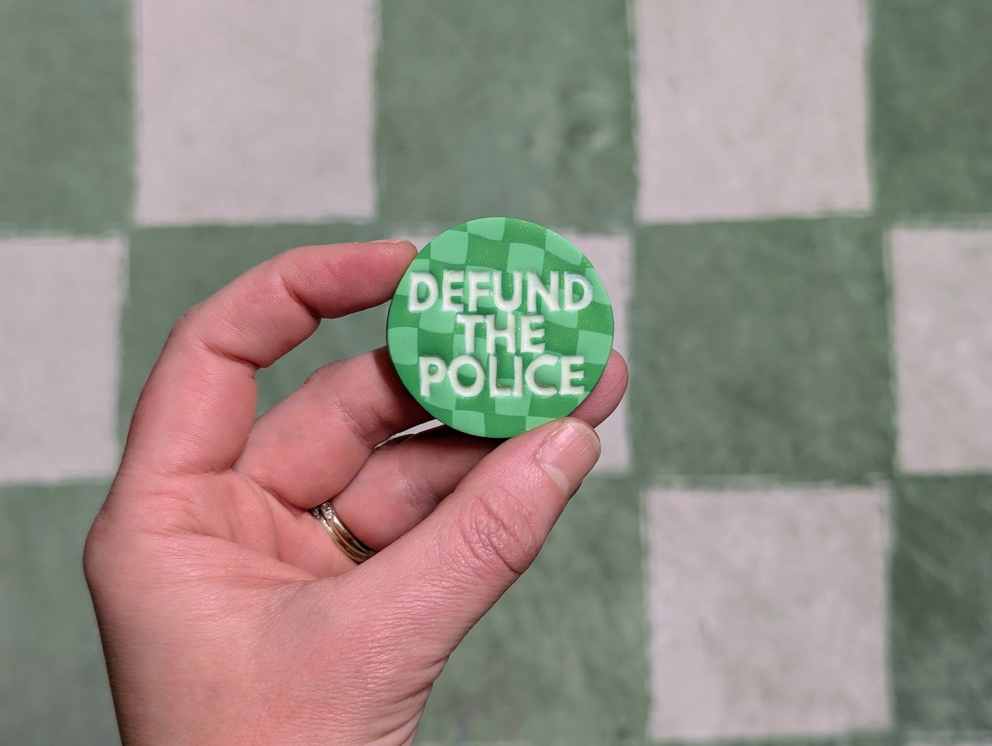 DEFUND THE POLICE 🧲 - Green Checks