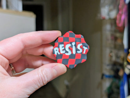RESIST 🧲 - Red Checks