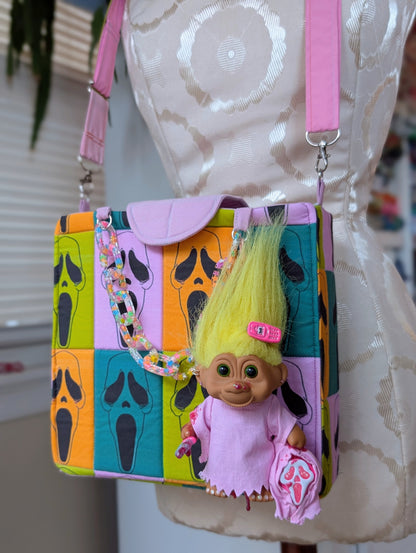 Pink Ghostie - Troll Bag Charm