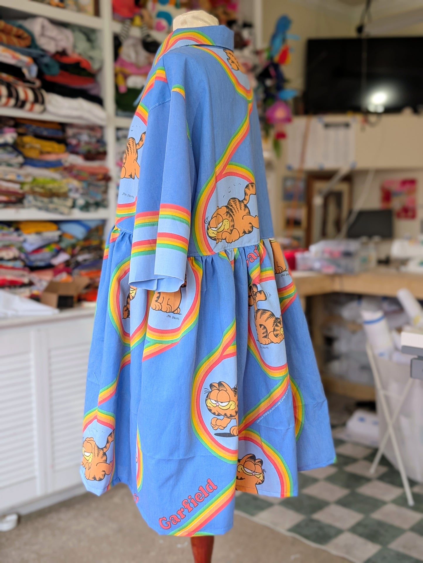 Orange Cat (1978) Dress