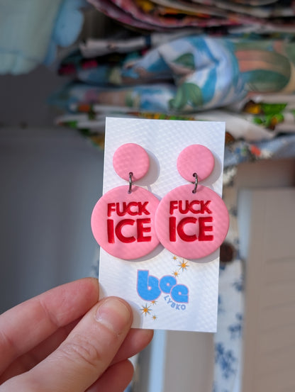 🔥🧊 Dangles - Red + Pink