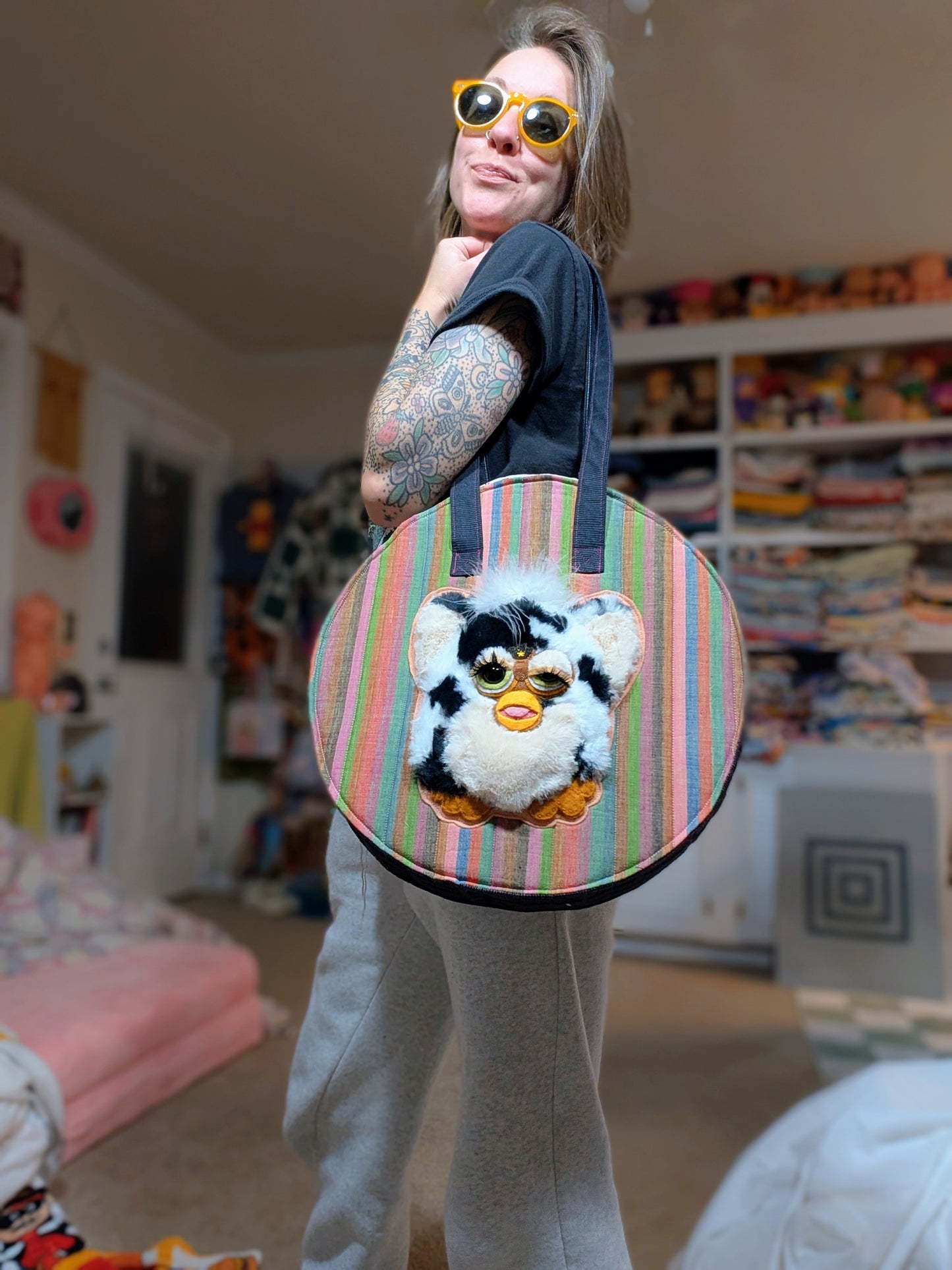Cowprint Furby Purse
