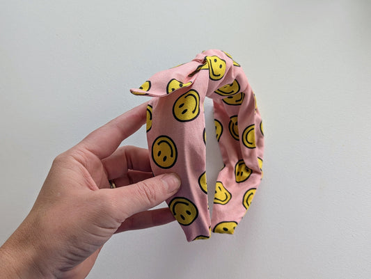 Smileys - Knot Headband